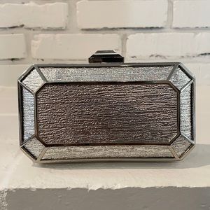 Kate Landry Silver Evening Bag